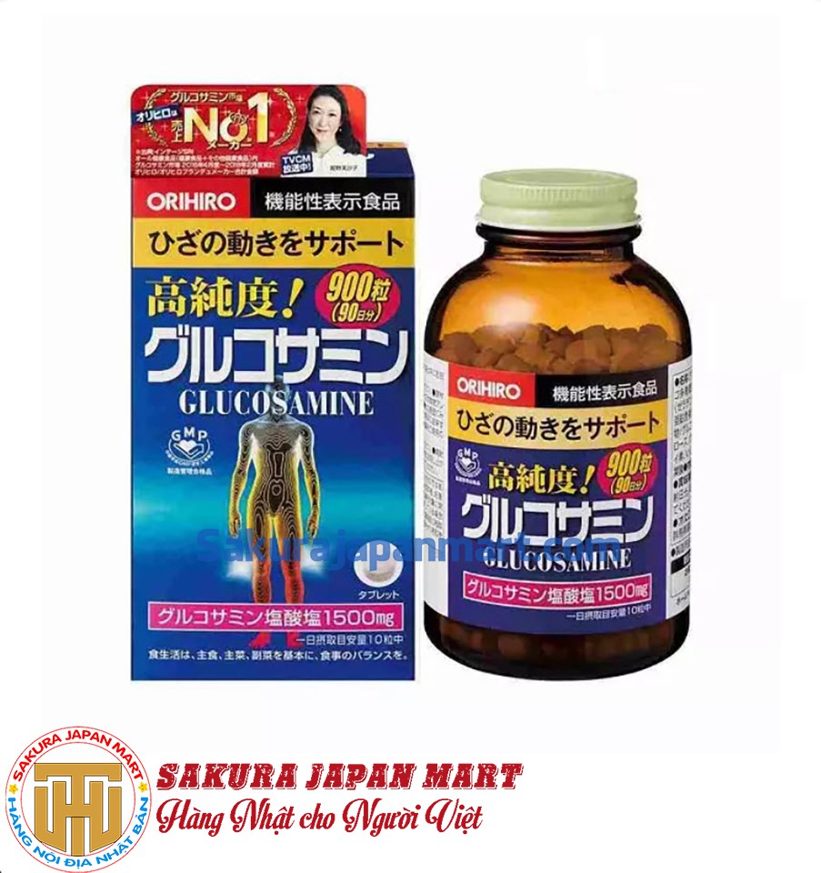 Viên uổng bố xương khớp Orihiro Glucosamine 900 viên